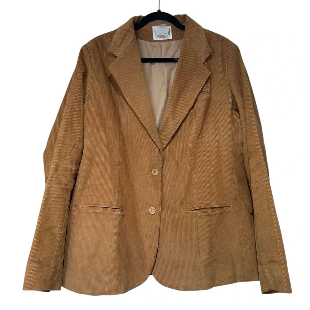Vintage Men’s Sz 20 Hong Kong US 40R Camel Corduroy Blazer Sport Coat